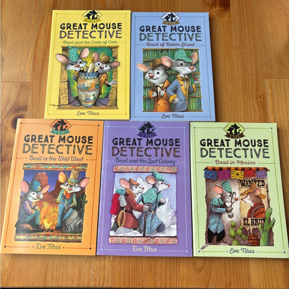 The Great Mouse Detective By‎ Eve Titus Book Bundle Of 5 (Paperback)
